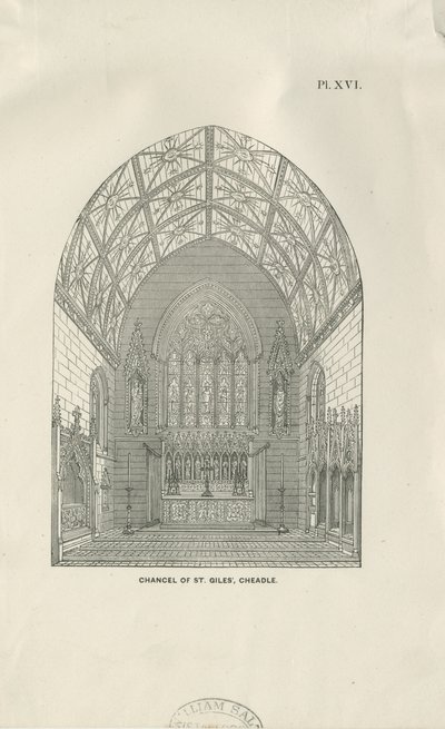 Cheadle - St. Giles Kerk door Unbekannt