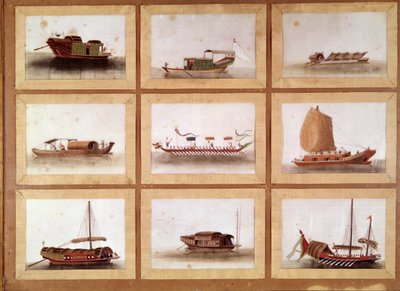 Chinese jonken van de Grote Zheng He (Zheng-He of Cheng Ho) (1371-1433) of Hajji Mahmud (Arabische naam) Chinese eunuch en zeevaarder door William M. Timlin