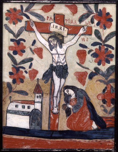 Christus aan het kruis door Unbekannter Künstler