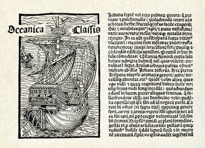 Brief van Christoffel Columbus door Unbekannter Künstler