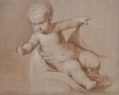 Christuskind in de armen van de Moeder van God door Unbekannter Künstler