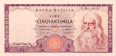 Cinquantamila Lire door Unbekannt