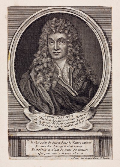 Claude Perrault, Franse architect, wetenschapper en arts, ca. 1660s door Unbekannt