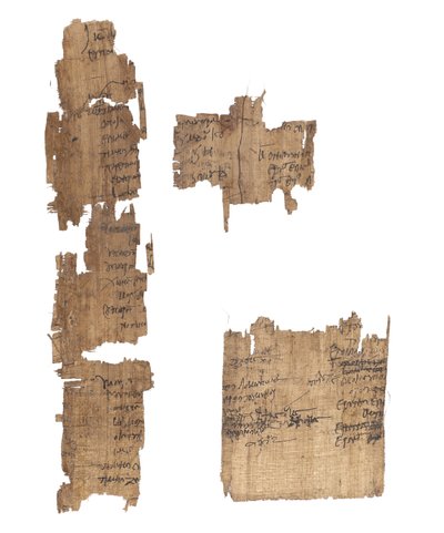 Collectie van Griekse en Koptische papyrusfragmenten, 2e tot 4e eeuw door Unbekannt