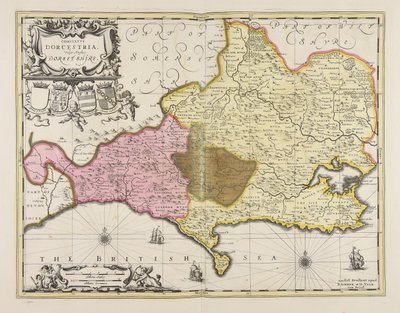 Comitatus Dorcestria vulgo anglice Dorset Shire door Unbekannter Künstler
