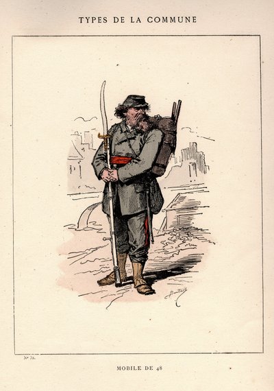 Commune van Parijs: kostuum van MOBILE DE 48 in 