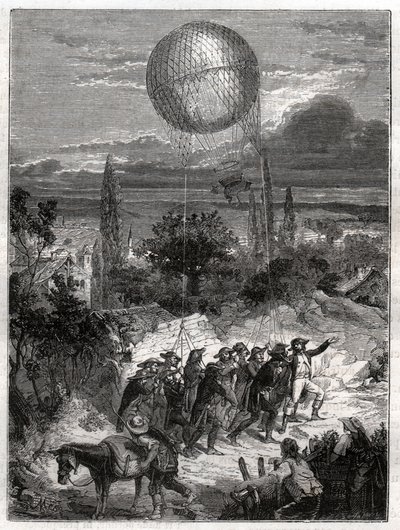 Gezelschap van Aeronauten door Nicolas Liez