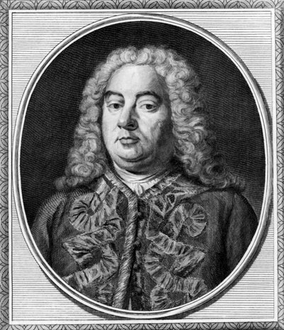 Componist George Handel, Londen, ca. 1750 door Unbekannt