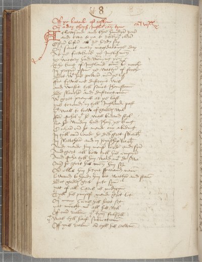 Kopie van de Kroniek van Andrew of Wyntoun, Fol 325 verso, ca. 1550 door Unbekannt
