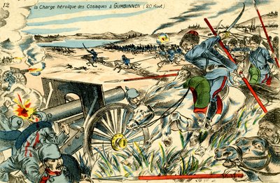 Kozakkenaanval bij Gumbinnen, 20 augustus 1914 door Unbekannter Künstler