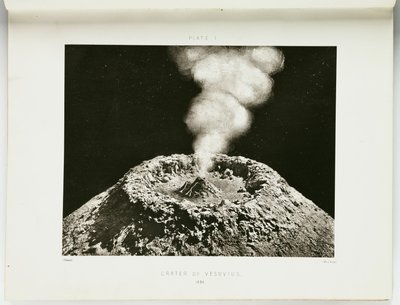 Krater van Vesuvius door Unbekannter Künstler