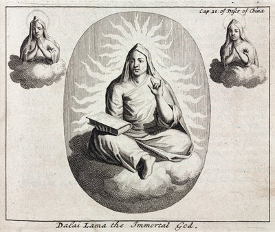 Dalai Lama de Onsterfelijke God, ca. 1700 door Unbekannt