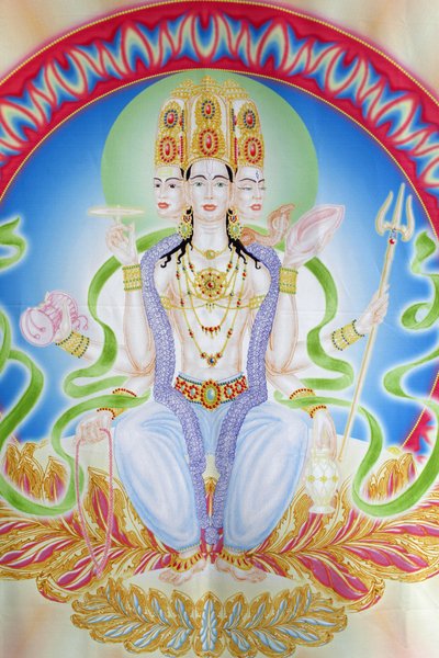 Datatreya afbeelding, Haridwar, India door Unbekannt