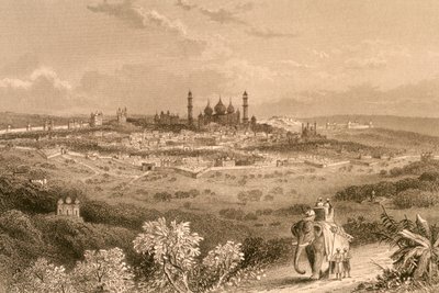 Delhi (gravure) door Unbekannter Künstler
