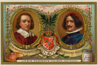 Don Diego Velasquez en Bartolmeo Murillo door Leopold Blonder