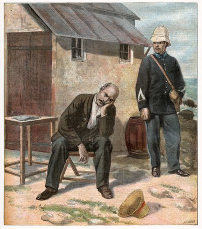 Dreyfus-affaire. 1896 (gravure) door Unbekannter Künstler