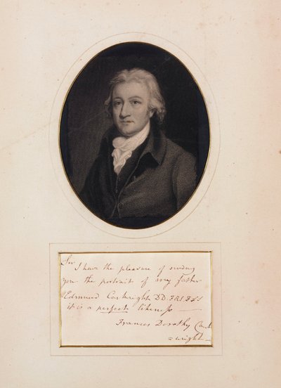 Edmund (Edmond) Cartwright, Britse textielpionier, late 18e-begin 19e eeuw door Unbekannt