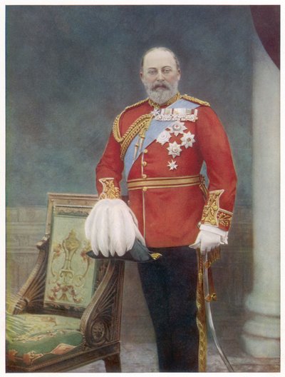 Edward VII (1841-1910) Koning van Engeland in 1901-1910, foto door Downey door Unbekannter Künstler