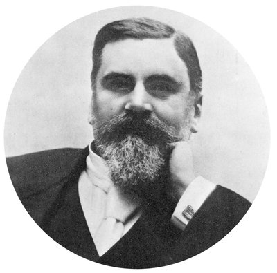 Emile Levassor, Franse autofabrikant, ca. 1885 door Unbekannt