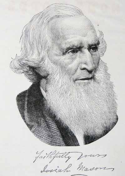 Gravure van Josiah Mason door Unbekannter Künstler