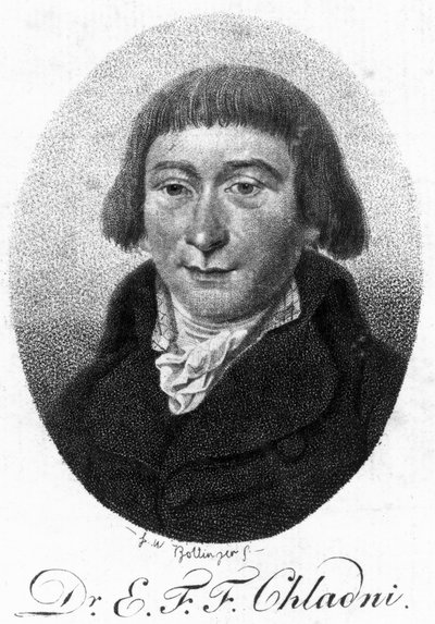 Ernst Florens Friedrich Chladni, Duitse natuurkundige door Unbekannt