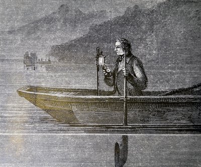 Experiment om de snelheid van geluid in water te meten door Unbekannter Künstler