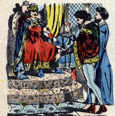Verdrijving van joden en Italiaanse bankiers onder Karel IV door Unbekannter Künstler