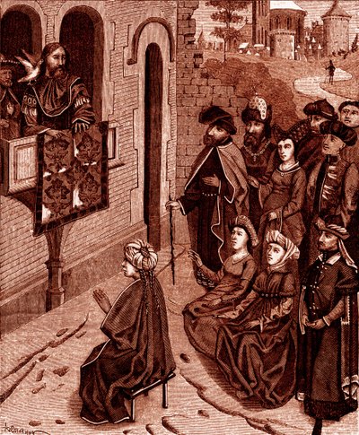 Verdrijving van de Joden door Unbekannter Künstler