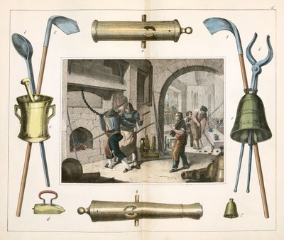 Fabricage, Wapens & Bewapening De klokkengieter door Unbekannt