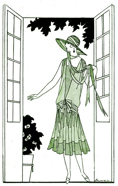 Mode: jurk in mei 1925 door Unbekannter Künstler