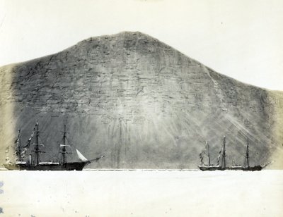 Vast van de ijsschots, onder Kaap Prescott, Franklin Pierce Bay (Canada) door Unbekannter Künstler