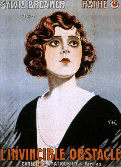 Filmposter Het onoverwinnelijke obstakel met Silvia Breamer door Unbekannt