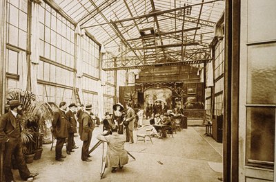 Filmen in de Studio de Montreuil (bij Parijs, Melies