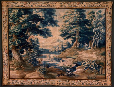 Vlaamse wandtapijt. Zogenaamde Verdure. Atelier van Oudenaarde. 340x451cm. Inv 00020 door Alec Hunter