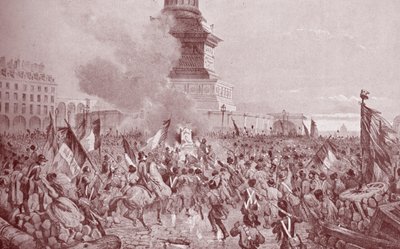 Franse Revolutie van 1848 door Nicolas d