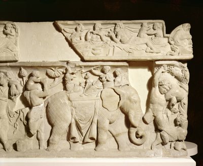 Triomfantelijke Terugkeer van Dionysos (detail) door Unbekannt