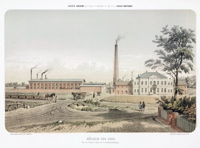Algemene Industriële Scènes Zinkfabriek in Mulheim an der Ruhr, Duitsland door Unbekannt