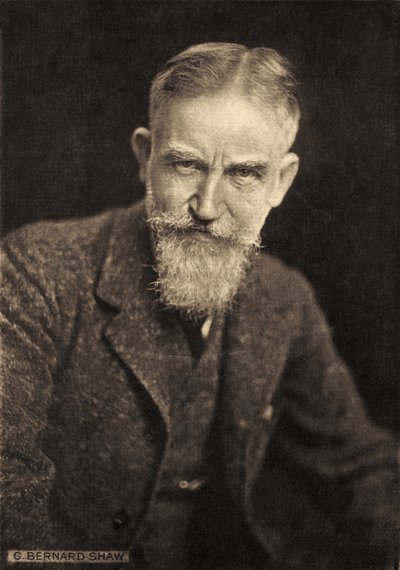 George Bernard Shaw door Unbekannter Künstler
