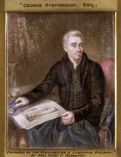 George Stephenson, Engelse spoorwegingenieur door Unbekannt