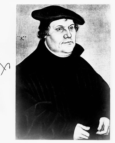 Duitse hervormer Maarten Luther door Unbekannter Künstler
