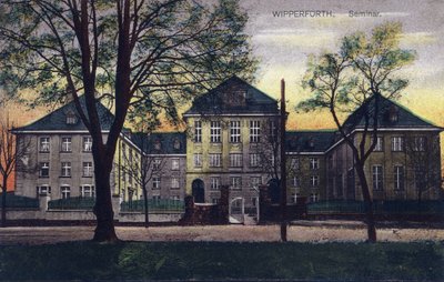 Duitsland, Wipperfurth: buitenaanzicht van het 