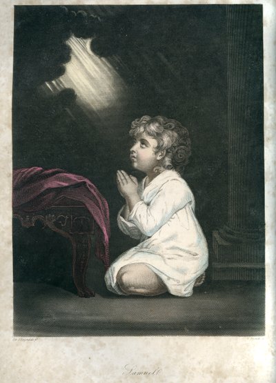 God spreekt tot Samuel - Bijbel door Unbekannter Künstler