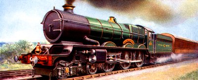 Great Western Railway trein - King George V door Unbekannter Künstler