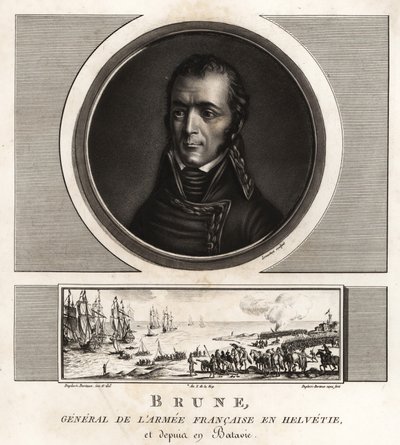 Guillaume Brune, Generaal van het Franse leger in Helvetië door Unbekannt