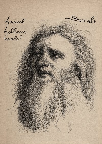 Zelfportret van Hans Holbein de Oudere 1460-1524 door Unbekannt