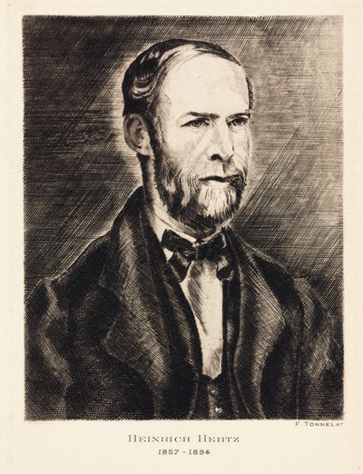Heinrich Hertz, Duitse natuurkundige, eind 19e eeuw door Unbekannt