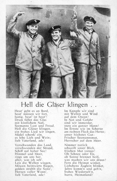 Hell die Glaeser klingen, ansichtkaart door Unbekannt