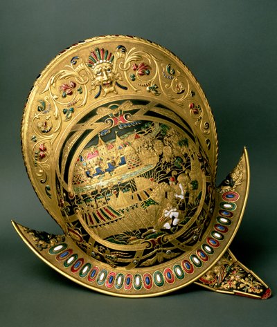 Helm van Karel IX (1550-74) 16e eeuw door Unbekannt
