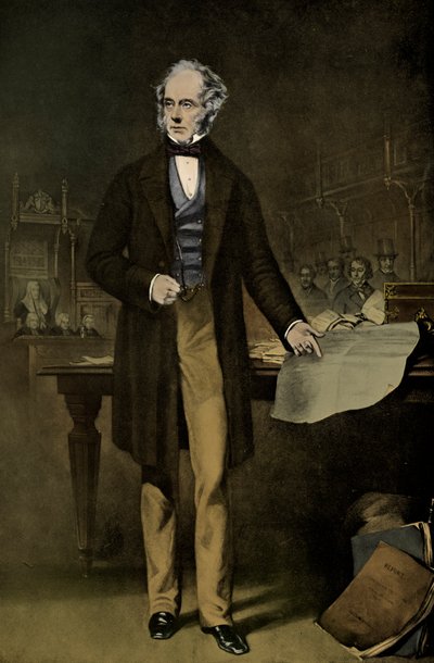 Henry John Temple, 3e Burggraaf Palmerston door Unbekannter Künstler