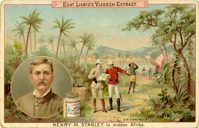 Henry M. Stanley in Centraal-Afrika door Unbekannter Künstler